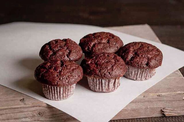 Mini muffin chocolade