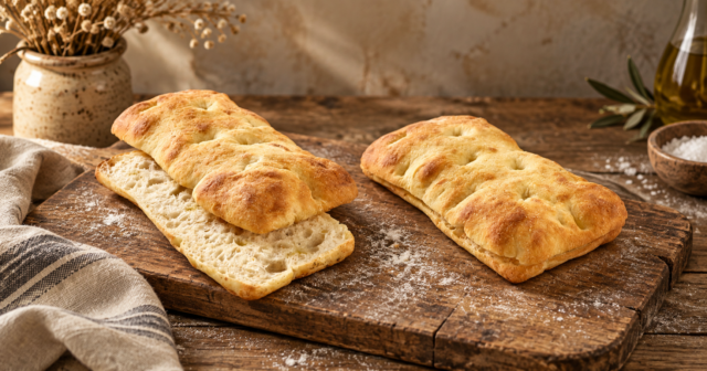 Schiacciata romana wit