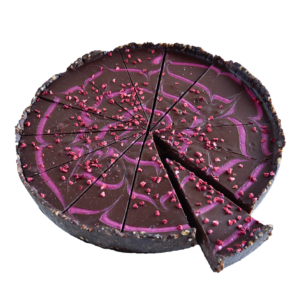 VEGAN Chocolate Raspberry Taart – Glutenvrij