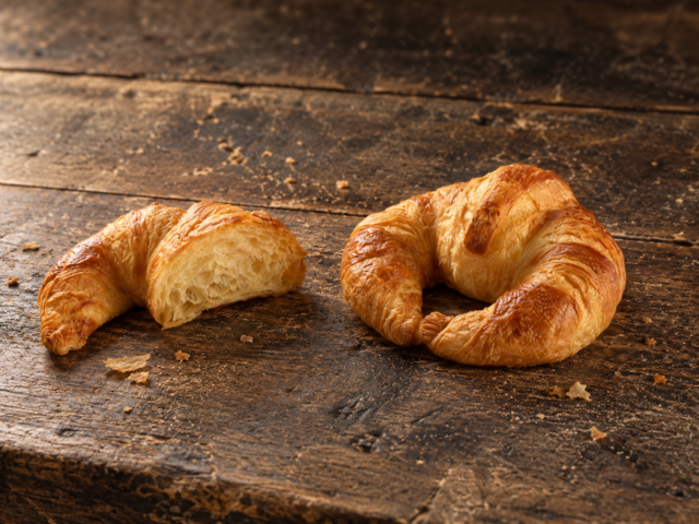 Gebogen Croissants